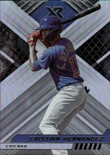 2023 Panini Chronicles Cristian Hernandez #9 XR Blue Chicago Cubs 26A