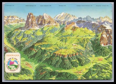 Ansichtskarte Dolomiten / Seiser Alm - Italien