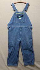 Vintage Liberty Denim Bib Overalls Men's 48x27 Blue Cotton Workwear Gorpcore