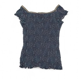 Rare Highly Sought After Ann Ferriday Blue Corset Top Fairy Whimsical Size Large