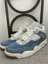 Jordan 4 Retro TEX Worn Blue Denim W for sale | eBay