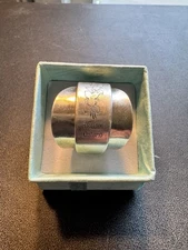 Trillium Ontario Silver Plated Commemorative Hand Made Spoon Ring Size 9