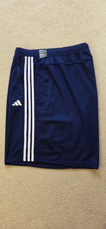NWT Men's Adidas Big And Tall 4XL Navy Blue Shorts 9" Inseam