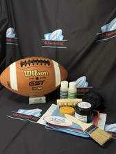Brand New Wilson GST Full-Size Leather Football  LBC Football DIY Prep Kit