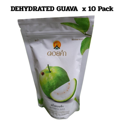 Doi Kham Dehydrated Guava Thai Snack Dried Fruit Natural Fiber 140g x 5