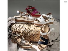 moda in pelle wedges products for sale UK