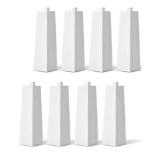 Aluminum Siding Corners Outside Siding Corner Caps White 8Piece L5K75685