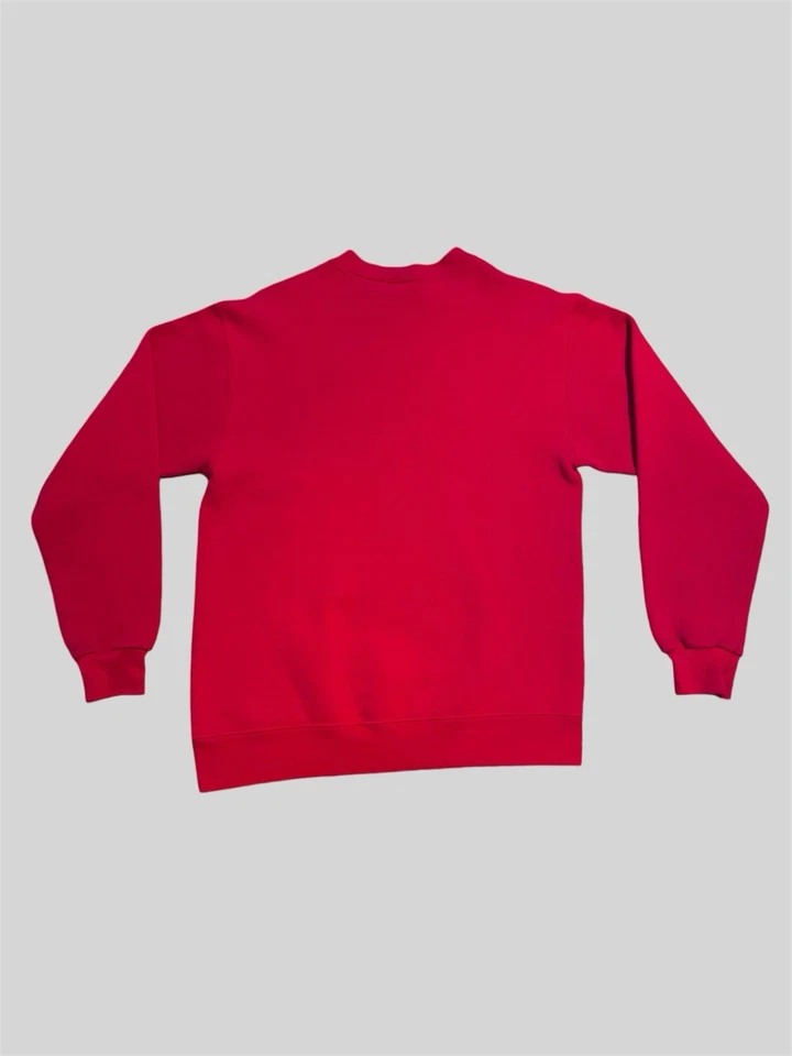 Anaheim Angels Vintage 2000’s MLB Béisbol Cuello Redondo Rojo Sudadera Talla Pequeña Foto 4 de 4