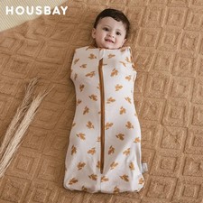 Baby Sleeping Bag Newborn Swaddle Sleeveless Sack Thin Organic Cotton Unisex