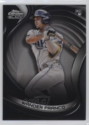 2022 Topps Chrome Black Refractor 79/199 Wander Franco #45 Rookie RC 17di