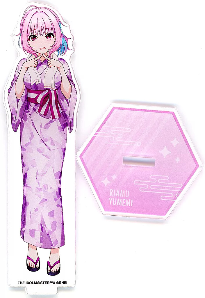Soporte acrílico Riamu Yumemi "THE IDOLM@STER CINDERELLA GIRLS x RAKUCAFE"