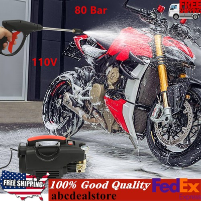 #ad Portable Electric High Pressure Washer 1400w Brushless Aluminum Motor 2800rpm $59.33