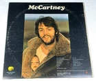 Paul McCartney McCartney VG+/EX Vinyl RL LH Initialed Apple STAO 3363 1970 RARE