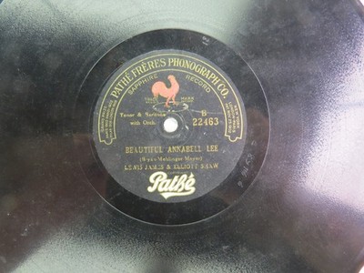 Lewis James & Elliott Shaw - PATHE 22463  Beautiful Annabell Lee & Broadway Rose