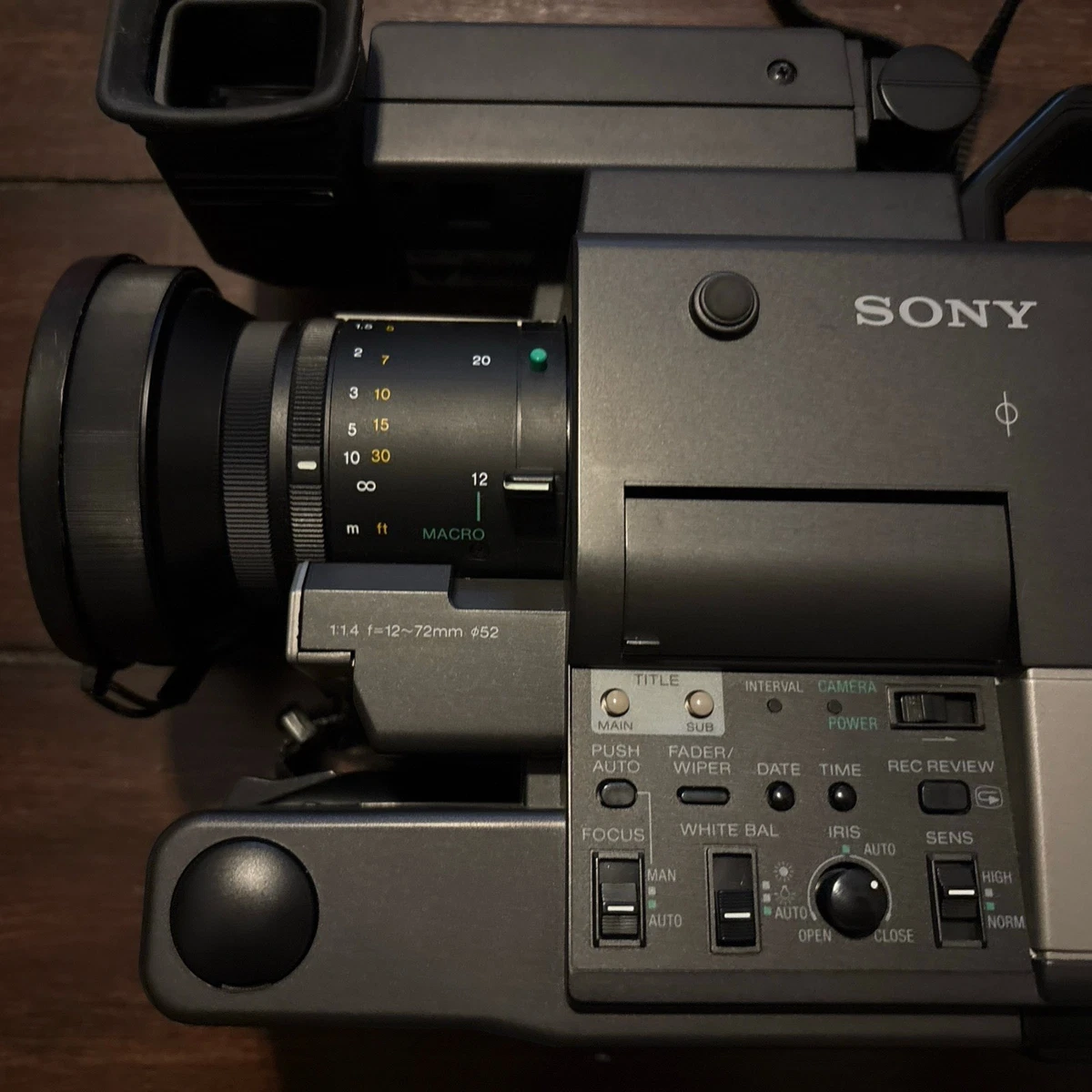 Sony CCD-V110 Video8 Pro Videocámara Videocámara Grabadora VNTG FILTRO LENTE PAQUETE