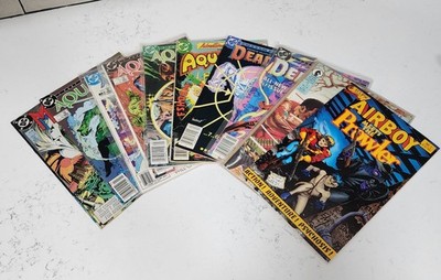Lot of 8 DC Copper Age Comics + 2 Bonus Eclipse Airboy Black Cross Reader