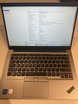 Lenovo ThinkPad E14 Gen 4 14-inch 12th  i5-1235u 16GB RAM 256GB SSD Win 11 Pro
