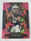 2025 Panini Select- Drake Maye Concourse Pink Shock Prizm #80