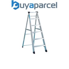 Image of Zarges 49610 Industrial Swingback Steps Open, 2.16m Closed 2.35m 10 Rungs ZAR496