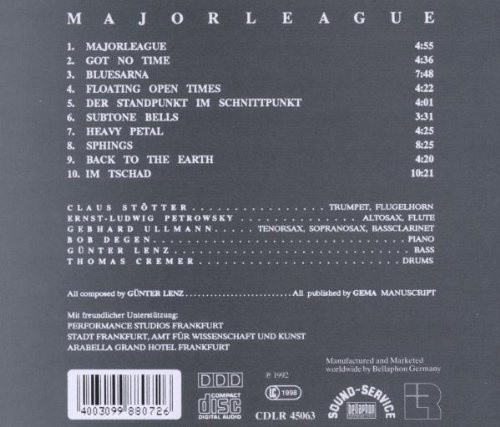 Majorleague by LENZ SPRINGTIME,GUENTER [Audio CD]