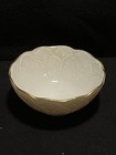 Vintage Lenox 4.5" Cream with Leaf Pattern & Gold Rim Bowl — photo 1