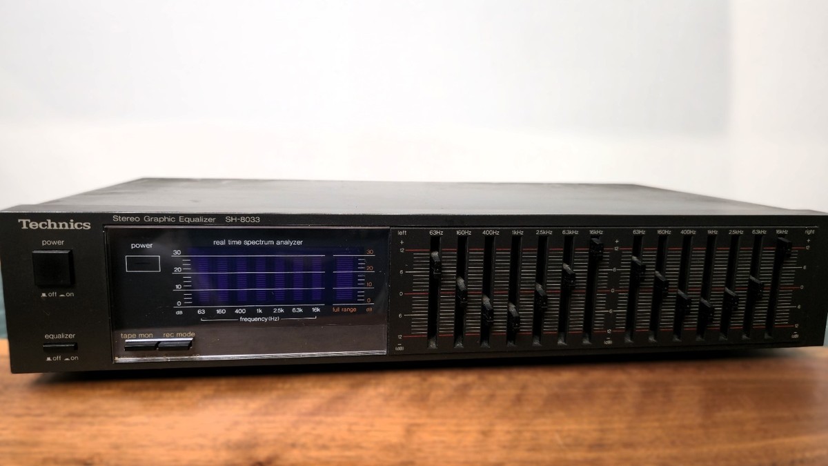 💥 Technics SH-8033 7 Stereo Graphic Equalizer Spectrum Analyzer