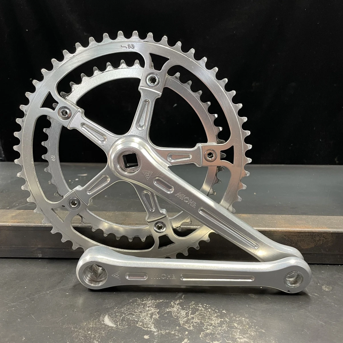 Plateuse Miche Trofeo Vintage – Pour Vélo De Route, Avec Boîtier De Pédalier, Occasion En Bon état