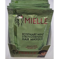 Mielle Rosemary Mint Strengthening Hair Masque 10 Count Packettes Infused Biotin