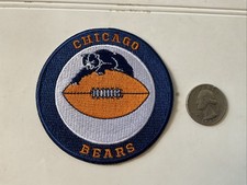 CHICAGO BEARS embroidered iron on Patch Vintage NFL 3 X 3