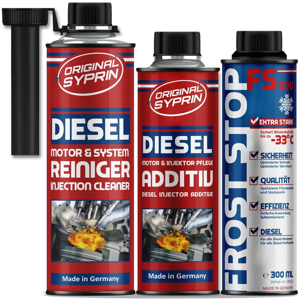 ORIGINAL SYPRIN SYPRIN Diesel Winter All-Year Set - Additivo detergente e antigelo - Additivo invernale