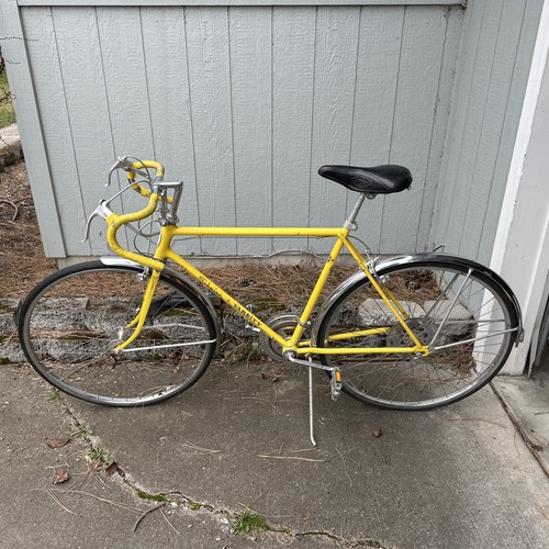 1975 SCHWINN VARSITY MENS 10-SPEED ROAD BIKE VINTAGE CONTINENTAL KOOL LEMON 27