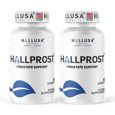 Hallprost - Inflamed Prostate, Prostatitis, BPH  Urinary Function, 120 Capsules