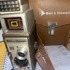 Vintage  Bell  Howell Model 319 Sun Dial 8mm Movie Camera 1950  s 