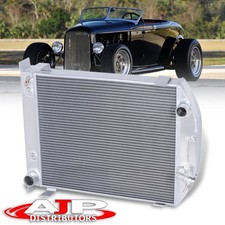 3row Grill Shell Full Aluminum Radiator For 1932 Ford Hi Boy Hotrod W Chevy Sbc