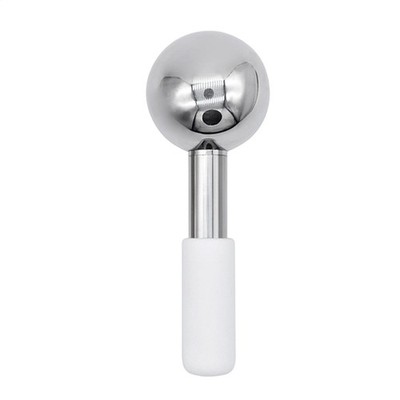Stainless Steel Ice Globe for Face & Eyes, Ice Cooling Facial Massager Tool