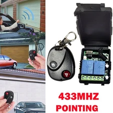 DC12V 2-CH Relay Receivers Wireless Remote Control Switch Module RF Transmitter