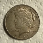 1924-P PEACE DOLLAR - 90% SILVER PHILADELPHIA MINT
