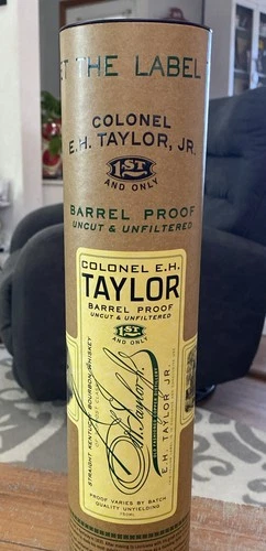 Colonel EH Taylor Barrel Proof Uncut & Unfiltered Bourbon TUBE ONLY - NO BOTTLE