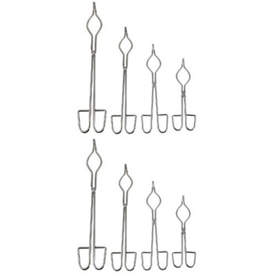  2 Pack Tiegelausgießzange Schmelztiegel Laborklemme Edelstahlzange