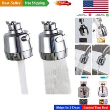Brushed Finish Kitchen Faucet Sprayer Attachment - Energy-Saving Aerator