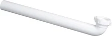 Eastman 35389 1 1/2" X 15" PVC SINK DRAIN TUBE WASTE ARM KIT 
