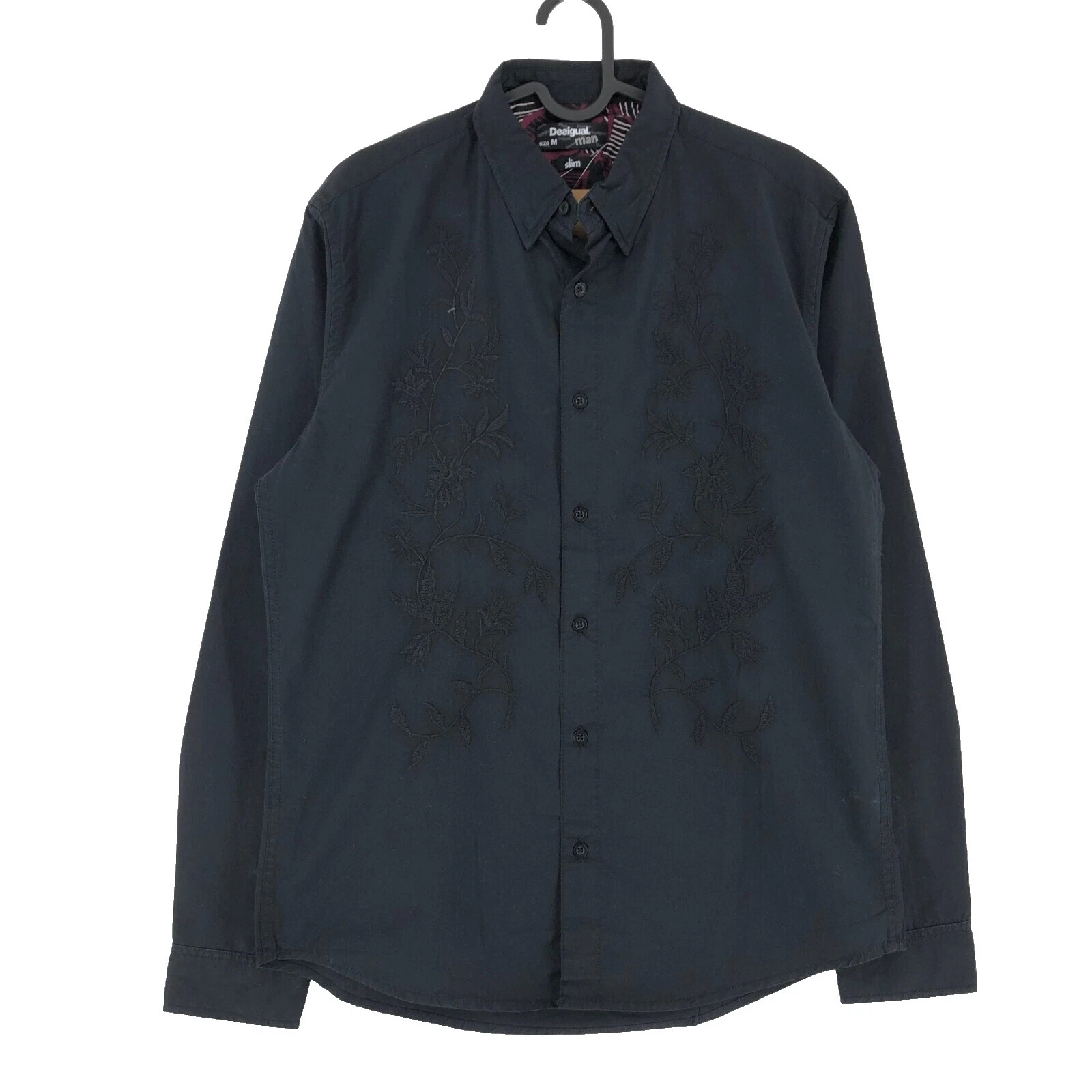 Desigual camisas negras para hombres