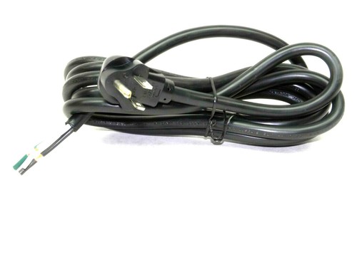 HEAVY DUTY 8 Ft 14 AWG 14/3 Replacement Power Cord Black Extension Cable 300V FR - Picture 2 of 8