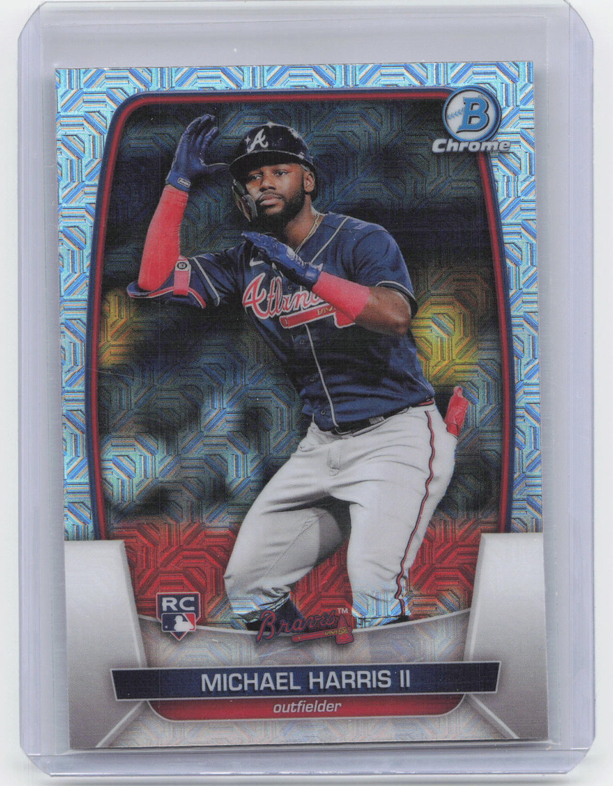 2023 Bowman #76 Michael Harris II Mega Box Mojo Refractors