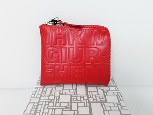 comme des garcons orange wallet