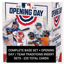 2020 Topps Opening Day - Base Set & 2 Insert Sets - Bichette / Alvarez RCs