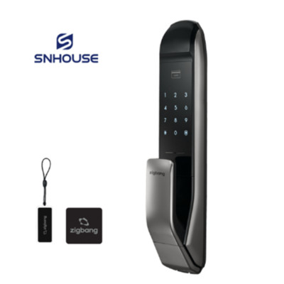 Samsung Zigbang SHP-P51 Premium New Push Pull Digital Smart Door Lock Free Ship