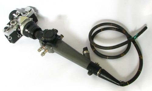 Olympus OM-1N Camera W/Endoscope/Fiberscope Attachment, Medical Purpose Camera