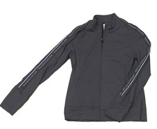 Rodan + Fields Jacket Womens Size Large Grey Nylon Spandex Full Zip Athletic R+f