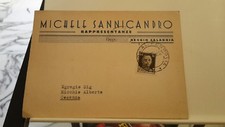 Cartolina Michele Sannicandro rappresentante Reggio Calabria 1940